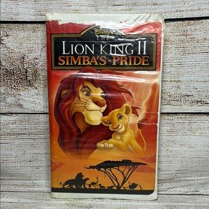 Vintage Disney's The Lion King II: Simba's Pride VHS